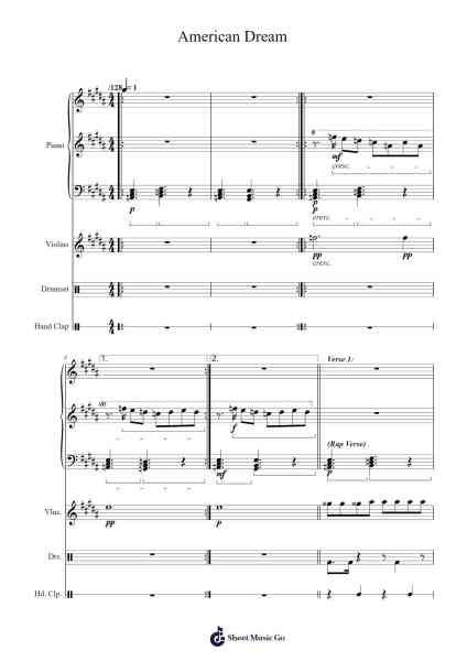 American Dream Sheet Music by Lil' Dre/DenverDuncan-Arr.Poekirk