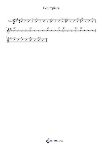 Centrepiece Sheet Music by Lambert/Hendricks/Ross-Arr.Tice Charsweet
