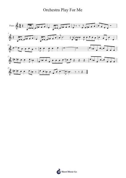 Orchestra Play For Me Sheet Music by Bubble Guppies-Arr.Crailynn Rodlan