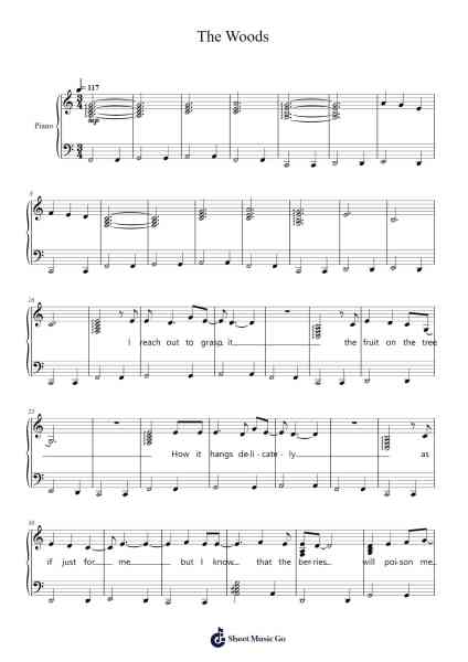 The Woods Sheet Music by Nalani Proctor-Arr.Woolgreen