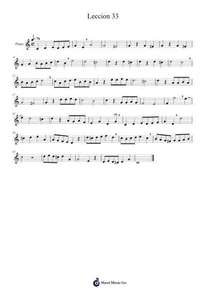 Eslava: Metodo de Solfeo - Leccion 33 Sheet Music by Hilarión Eslava-Arr.Mattvey Chilrick
