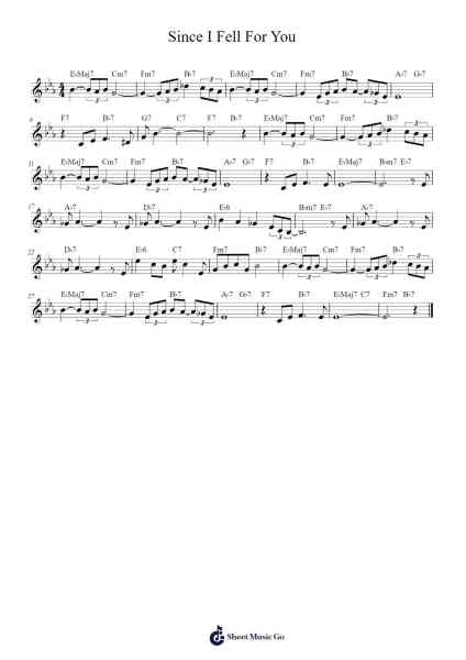 Since I Fell For You Sheet Music by Buddy Johnson-Arr.Spenvice