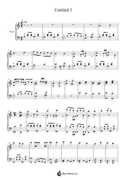 Untitled 3 Sheet Music by juanopablo537-Arr.Pullamb