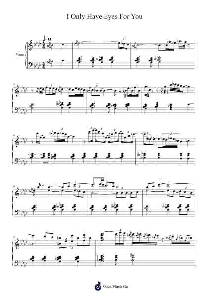 I Only Have Eyes For You Sheet Music by Harry Warren-Arr.Pricehe