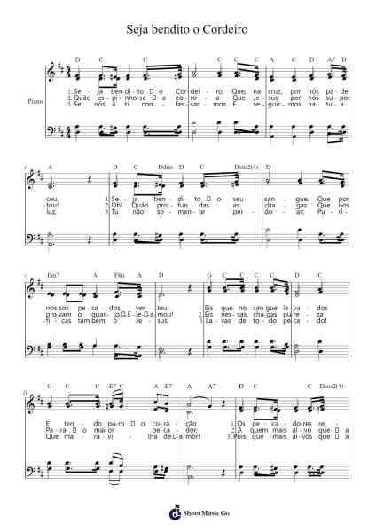 Seja bendito o Cordeiro Sheet Music by Henry Southwick Perkins-Arr.Kepmill Rexbloor