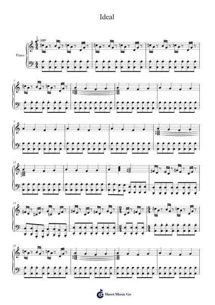 Ideal Sheet Music by Cardiacs-Arr.Conboyle