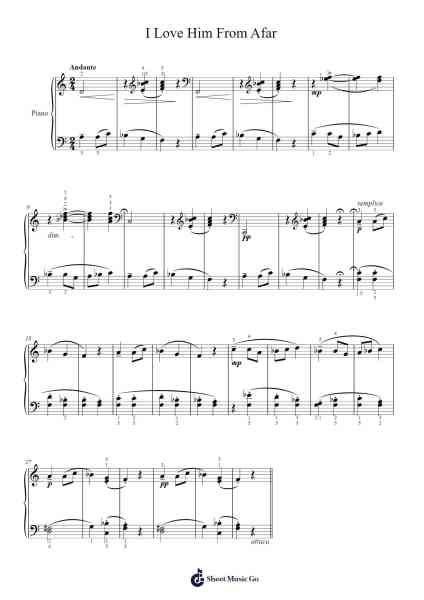 For Children, Book 2 - I Love Him From Afar, Sz. 42 Sheet Music by Béla Bartók-Arr.Robva