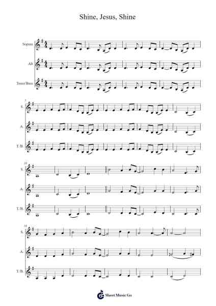 Shine, Jesus, Shine Sheet Music by Graham Kendrick-Arr.Keliot Hicksner