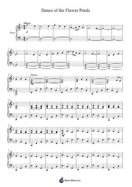 Dance of the Flower Petals Sheet Music by Corey Title-Arr.Scripla Brookfe