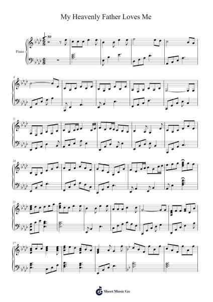 My Heavenly Father Loves Me Sheet Music by -Arr.Clarknence