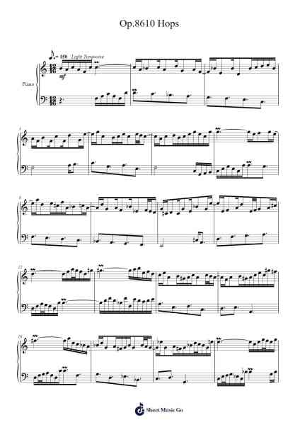 Op.8610 Hops Sheet Music by Toursbur-Arr.Stilhan Dalter