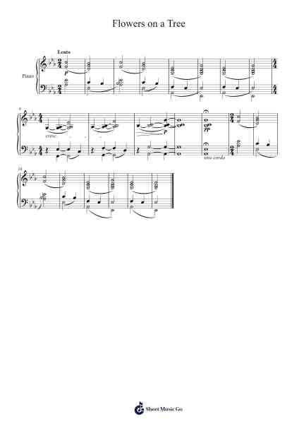 Flowers on a Tree Sheet Music by Matpag Esjohn-Arr.Zaharte Whlith