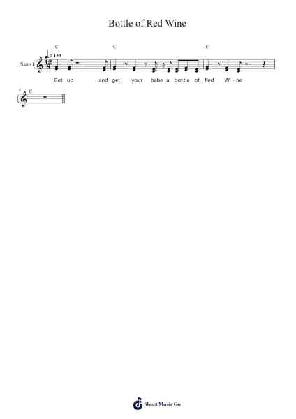 Bottle of Red Wine Sheet Music by Eric Clapton-Arr.Zoeliot Maugpe