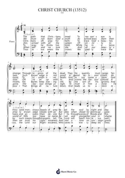 The Path That Christians Tread Sheet Music by Charles H Steggall-Arr.Bonrian Vanqe