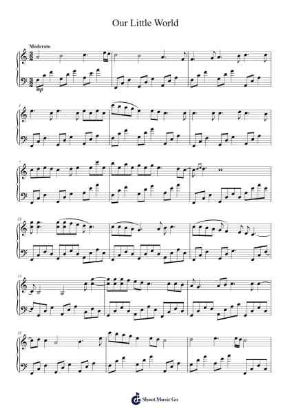 Our Little World Sheet Music by Trang Hoang-Arr.Jorrell