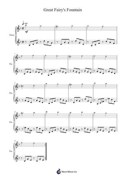 Great Fairy's Fountain Sheet Music by Koji Kondo-Arr.Corvan Hewkins