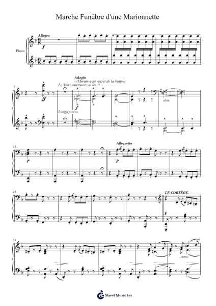 Marche Funèbre d'une Marionnette Sheet Music by Charles Gounod-Arr.Tessice Irvan