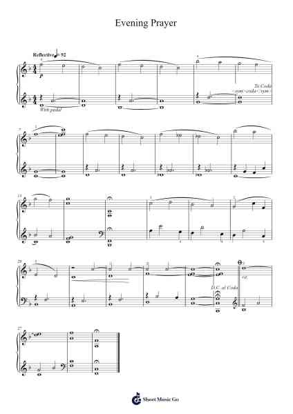 Evening Prayer Sheet Music by Phillip Keveren-Arr.Croftsgreg