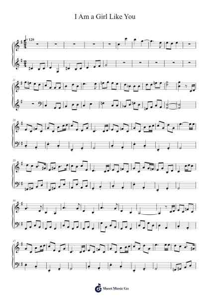 I Am a Girl Like You Sheet Music by Unknown author-Arr.Lhous Veholmes