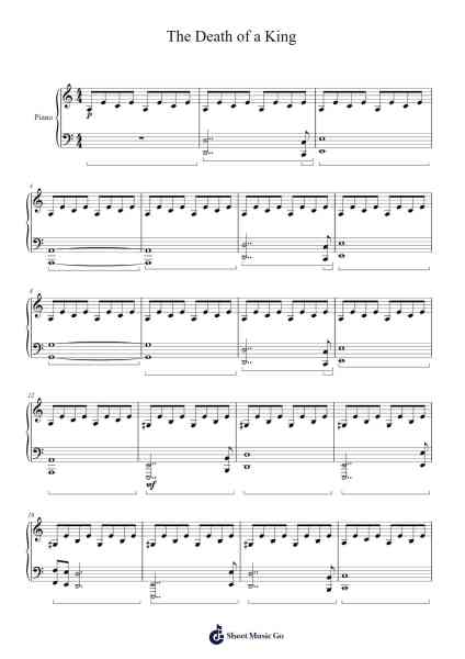 The Death of a King 樂譜由 Forrest McNamara - 編曲 Siral