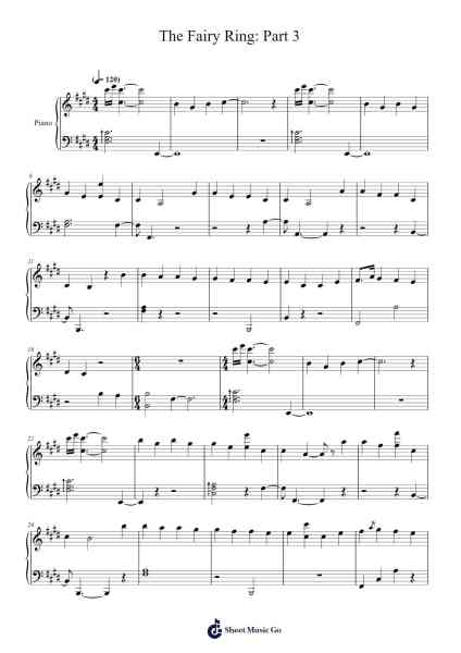 The Fairy Ring: Part 3 Sheet Music by Mike Rowland-Arr.Norther
