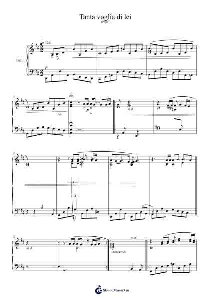 Tanta voglia di lei Sheet Music by I Pooh-Arr.Hula