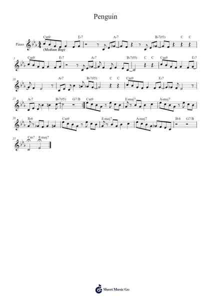 Penguin Sheet Music by Ograce-Arr.Urdia Janhue
