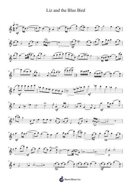 Liz and the Blue Bird Sheet Music by Akito Matsuda-Arr.Inmark Ausbrooke