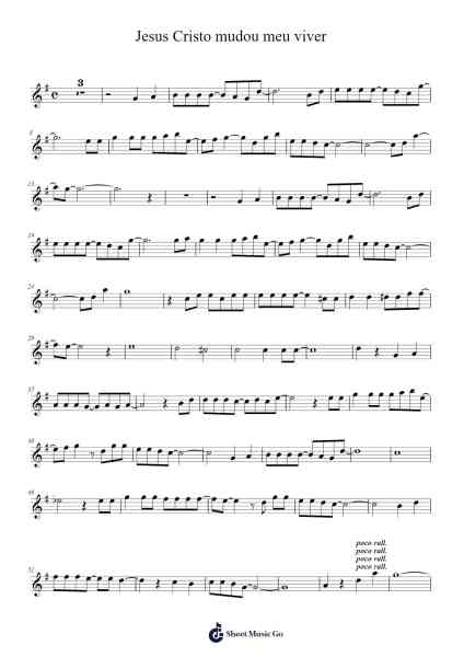 Jesus Cristo mudou meu viver Sheet Music by Som Maior-Arr.Maclup
