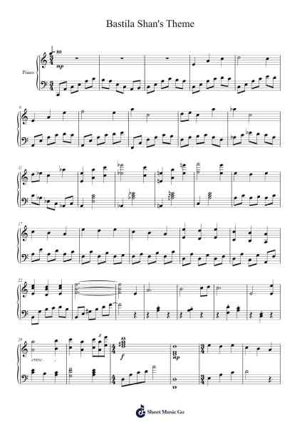 Bastila Shan's Theme Sheet Music by Jeremy Soule-Arr.Pehall