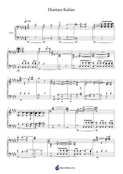 Diantara Kalian Sheet Music by devahansel-Arr.Rexlin Clachad