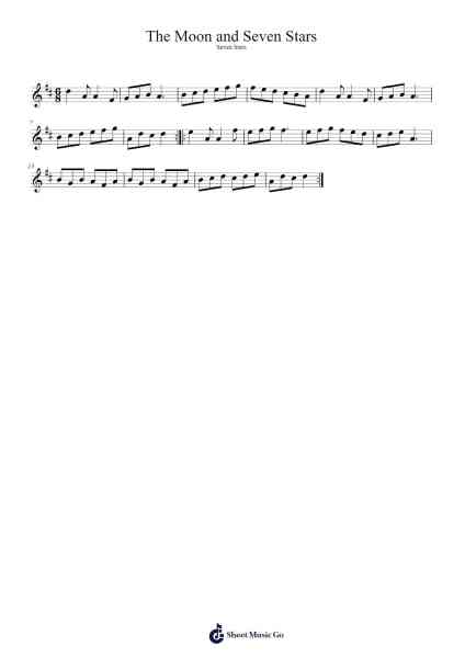 The Moon and Seven Stars Sheet Music by Mathias Luna-Arr.Joycelup