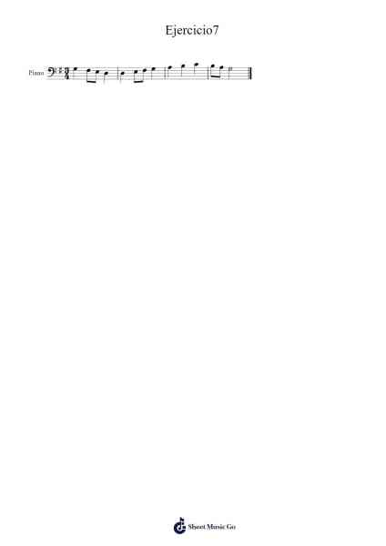 Ejercicio7 Sheet Music by -Arr.Ution Foxwer