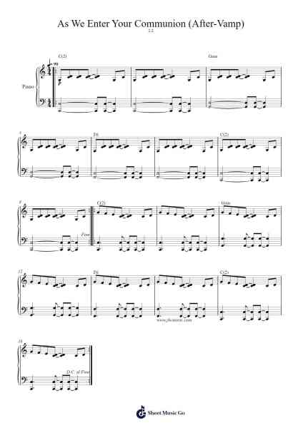 As We Enter Your Communion Sheet Music by Brent Clifton-Arr.Crichriet Hawreen
