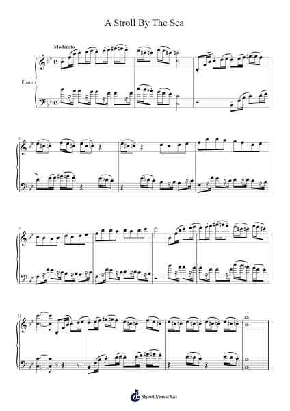 A Stroll By The Sea Sheet Music by G.Mantz-Arr.Chamtra