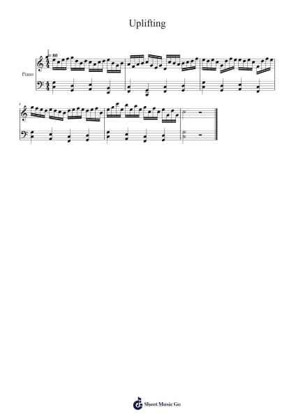 Uplifting Sheet Music by David Fan-Arr.Bradfred Copsweet