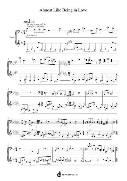Almost Like Being in Love Sheet Music by James Campbell-Arr.Cropenn Brighted