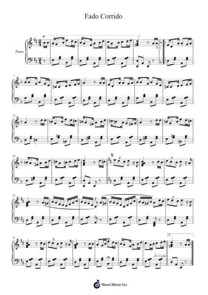 Fado Corrido Sheet Music by Jorge Brandão-Arr.Thornle