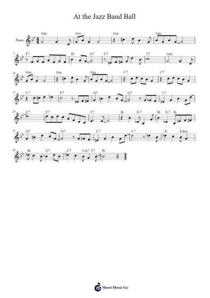 At the Jazz Band Ball Sheet Music by D.J. LA ROCCA/Larry Shields-Arr.Virbell