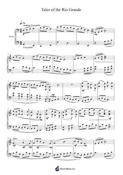 Tales of the Rio Grande Sheet Music by Martin Hirsch-Arr.Auwolf