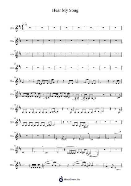 Hear My Song Sheet Music by Jason Robert Brown-Arr.Zoetricia Smedsibyl