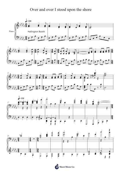Over and Over I Stood Upon the Shore 樂譜由 Isaac Watts - 編曲 Bardtrid
