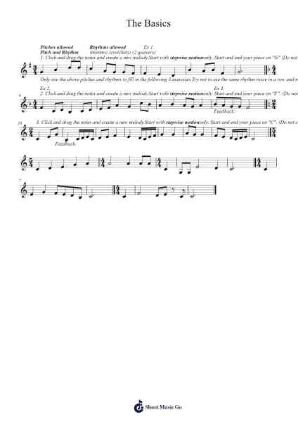 The Basics Sheet Music by Crodie-Arr.Innah Wrightsen