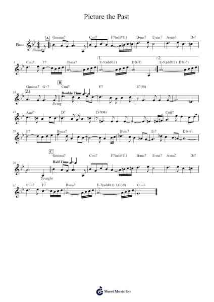 Picture the Past Sheet Music by Blystal-Arr.Morsechi Billra