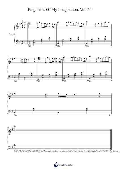 Fragments Of My Imagination, Vol. 24 Sheet Music by Caeryl Henjane-Arr.Haletra Kimstone