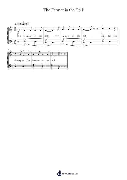 The Farmer in the Dell Sheet Music by Misc Traditional-Arr.Eipsyale