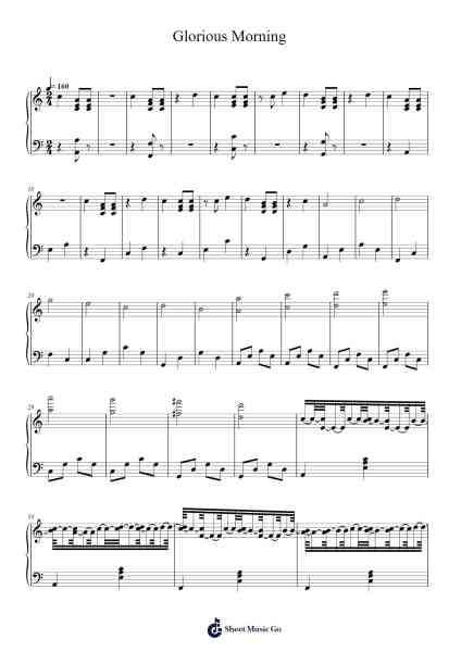 Glorious Morning Sheet Music by undefined-Arr.Shedave Dwightrene
