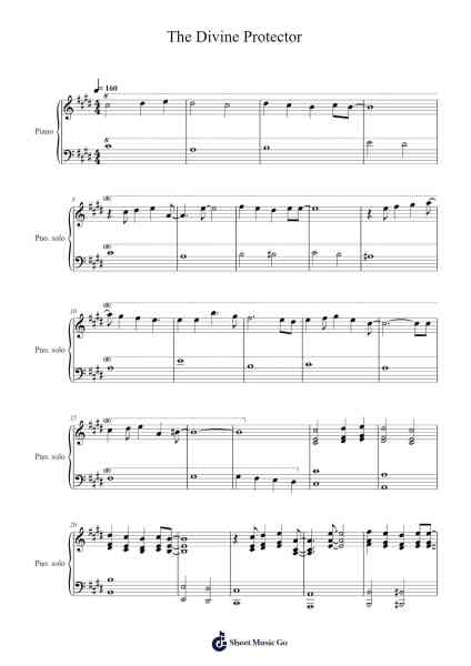 The Divine Protector Sheet Music by Andrew Galt-Arr.Sampcon Mevans