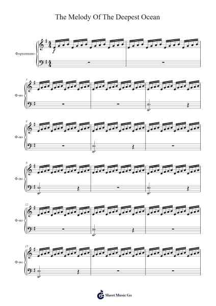 The Melody Of The Deepest Ocean Sheet Music by Michael Reich-Arr.Annnat Keclair