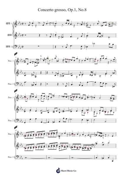 Concerto Grosso in F Minor, Op. 1, No. 8: III. Grave Sheet Music by Pietro Antonio Locatelli-Arr.Millsharp Waygrace